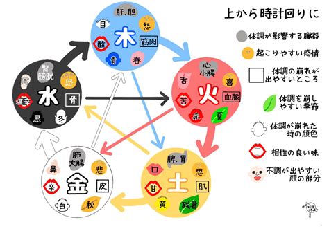 五行循環|易（陰陽）・五行、讖緯（しんい）思想 